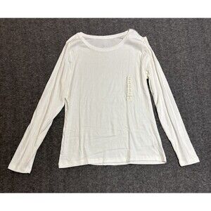 A New Day Women's Blouse Long Sleeve White Extra Large